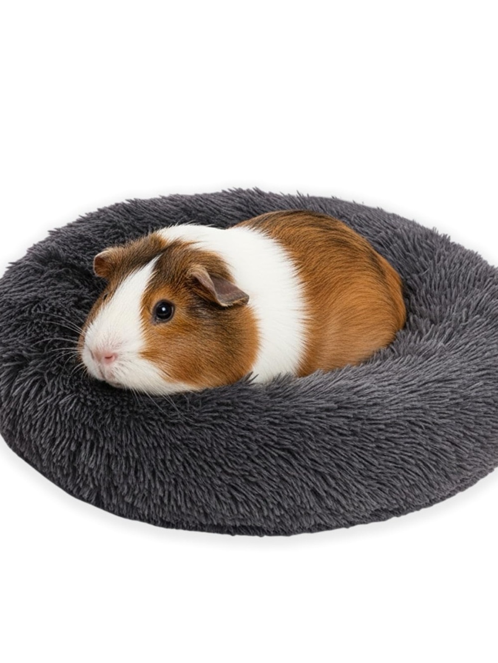 Round Plush Pet Bed / Donut Cushion 🐾🐶🐱